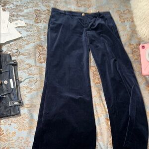 Zara ZW Collection limited edition velvet flare pants